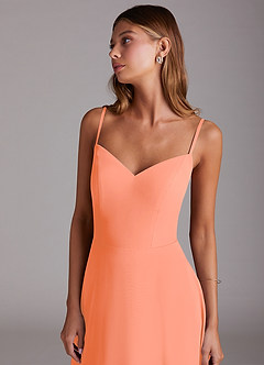 Azazie Marley Bridesmaid Dresses Sunset A-Line Off the Shoulder Chiffon Convertible Dress image2
