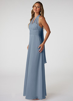Azazie Fifi Bridesmaid Dresses Twilight A-Line Strapless Chiffon Convertible Dress image5
