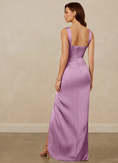 Christian Siriano Bridal for Azazie 1017 Bridesmaid Dresses Wisteria Sheath Sweetheart Neckline Stretch Satin Dress image5