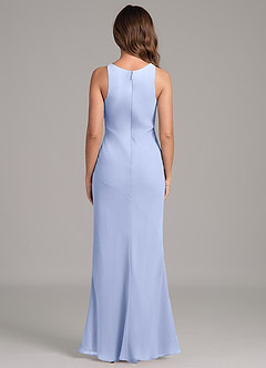 Azazie Allettie Bridesmaid Dresses Ice Mermaid Chiffon Dress image2