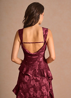 Sloane Wine Maxi Dress image6