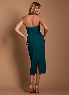 Midi jurk Natalie Bos Groen image10
