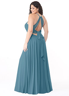 Azazie Evalleen Bridesmaid Dresses Bermuda A-Line Pleated Chiffon Dress image8