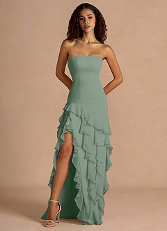 Robe Maxi Sauge Vintage Kylee image4