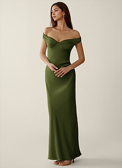 floral spring dresses 3D Flowers Evening Wedding Guest Dress – Haus of Lace SIZES:S / KR 55 / JP 7 / US 2 Should I Wear Undershirt round fashion statements Puff Olive Green