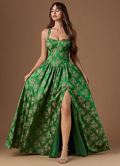 Robe Maxi Fleur Verte Remie image3