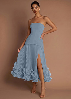 Marnie Albastru Pudră Rochie midi image3