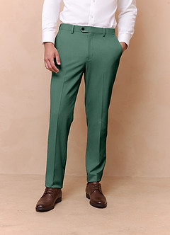 front James Eucalyptus Structured Stretch Dress Pants