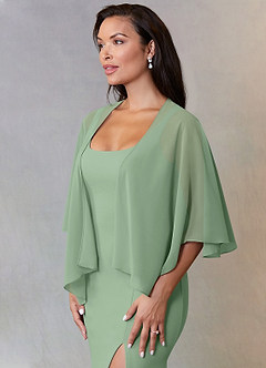 front Azazie June Chiffon Wrap