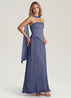 Azazie Tierney Bridesmaid Dresses Stormy A-Line Strapless Chiffon Convertible Dress image7
