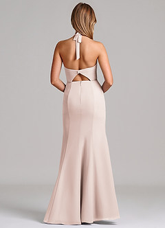 Azazie Emeria Suknie dla druhen Syrena Dekolt w kształcie serca Szyfon Do ziemi Sukienka image2