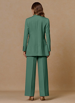 front Rowan Eukalyptus Hochwertiger zweiteiliger Performance-Anzug aus hochwertigem Gewebe