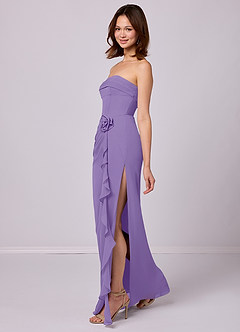 Barbie ♥ Azazie Bridesmaid Dresses Tahiti Sheath Strapless Chiffon Convertible Dress image2
