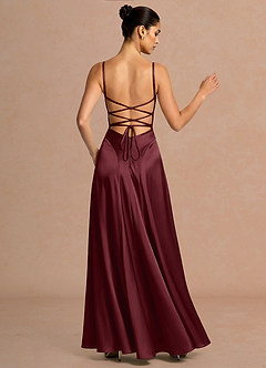 Muirgen Wine Maxi Dress image2