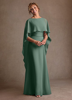 Azazie Marilla Suknie dla Matki Panny Młodej Linia A Pofałdowany Szyfon Długość podłogi Sukienka image6