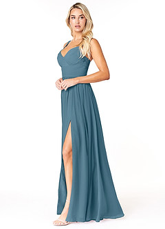 Azazie Chanel Bridesmaid Dresses Bermuda A-Line Pleated Chiffon Dress image3