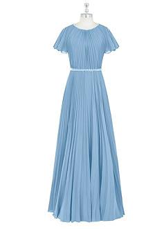 Azazie Kara Final Sale A-Line Pleated Chiffon Floor-Length Dress image7
