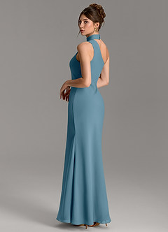 Azazie Seona Bridesmaid Dresses Bermuda Mermaid One Shoulder Chiffon Dress image5