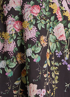 Kenzie Black Multi Midi Dress image7