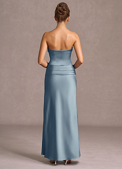 Maxi jurk Faelina Poederblauw image2