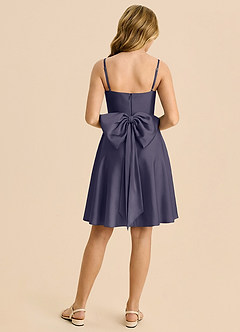 Azazie Bear Junior Stormy A-Line Sweetheart Neckline Stretch Satin Dress image2
