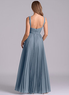 Azazie Mina Bridesmaid Dresses Twilight A-Line Pleated Chiffon Dress image7