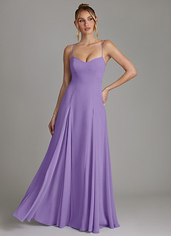 Azazie Imani Bridesmaid Dresses Tahiti A-Line Sweetheart Neckline Chiffon Dress image1