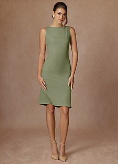 Kennedy Pistachio Structured Stretch Dress
