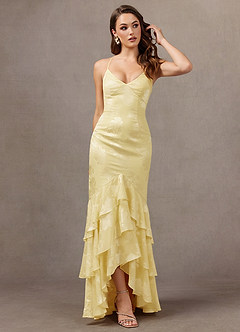 Madison Soft Yellow Maxi Dress image3