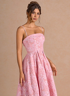 Emberlyn Maxi Klänning Rosa Multi image6