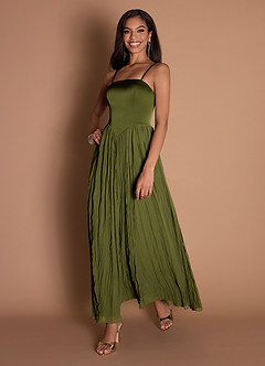 Maxi jurk Lorie Olijf image4