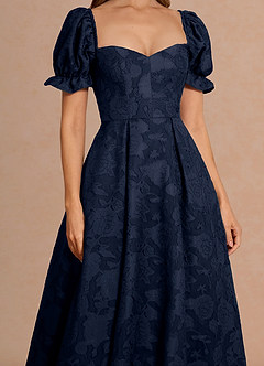 Lanthe Navy Midi Dress image6