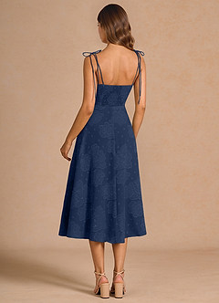 Ophelie Navy Midi Dress image2