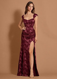 Mazikeen Wine Maxi Dress image4