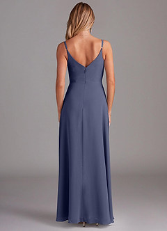 Azazie Daenerys Bridesmaid Dresses Stormy A-Line Cowl Chiffon Dress image2