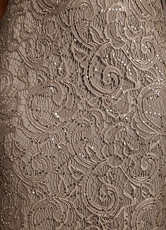 Azazie Harrison Klänningar till brudens mor Klä Sjöjungfru i Spets Plisserad Taupe image6