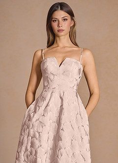 Phoenix Baby Pink Midi Dress image5