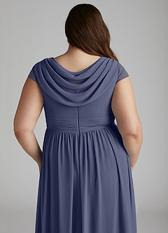 Azazie Organa Bridesmaid Dresses Stormy A-Line Pleated Chiffon Dress image12
