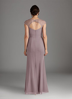 Azazie Blanchett Final Sale Dusk Mermaid Sequins Chiffon Dress image5