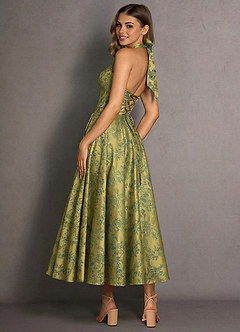 Isabeau Moss Navy Maxi Dress image2