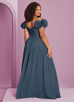 Barbie ♥ Azazie Bridesmaid Dresses Neptune A-Line Off the Shoulder Chiffon Convertible Dress image19
