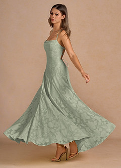 Marlo Pistachio Corset Prom Dress image4