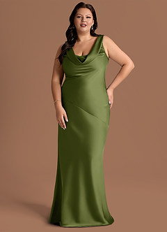 Vestido Oliva Largo Rylina image3