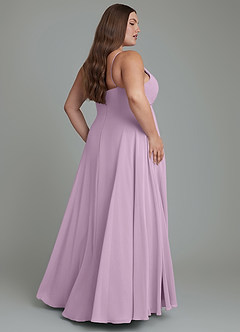Azazie Amani Bridesmaid Dresses Wisteria A-Line Pleated Chiffon Dress image8