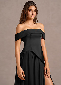 Vestido Negro Largo Liora image5