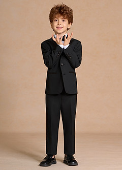 front Michael Black Boys Peak Lapel Tuxedos