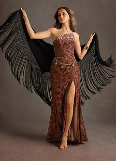Alessia Rosewood Maxi Dress image4