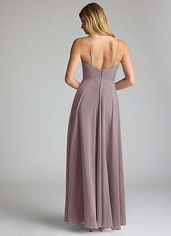 Azazie Akita Bridesmaid Dresses Dusk A-Line Chiffon Dress image4