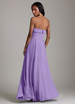 Azazie Lucienne Bridesmaid Dresses Tahiti A-Line Strapless Chiffon Convertible Dress image2