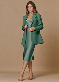 front Rowan Eukalyptus Hochwertiger zweiteiliger Performance-Anzug aus hochwertigem Gewebe